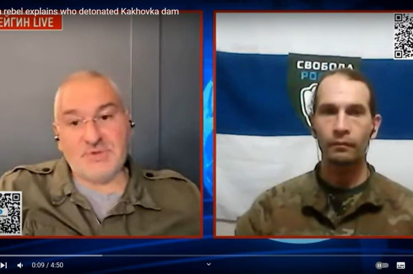 [video] Russian engineer-turned-rebel explains who blew up the Kakhovka dam