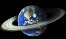 Earth used to have a ring like Saturn