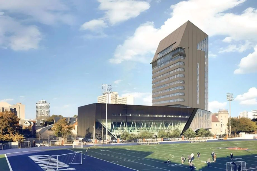 University of Toronto ordered a wooden tower for classrooms and offices