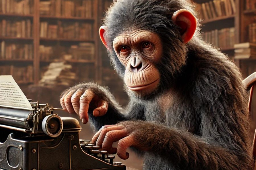 Our universe will die before monkeys get to reproduce a Shakespeare play