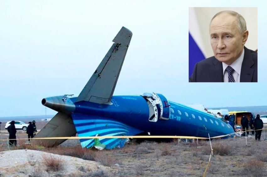 Putin offers apologies over crash of Azerbaijani airliner without accepting responsibility