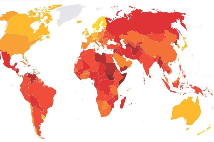 Denmark enjoys lowest level of corruption among 180 surveyed countries