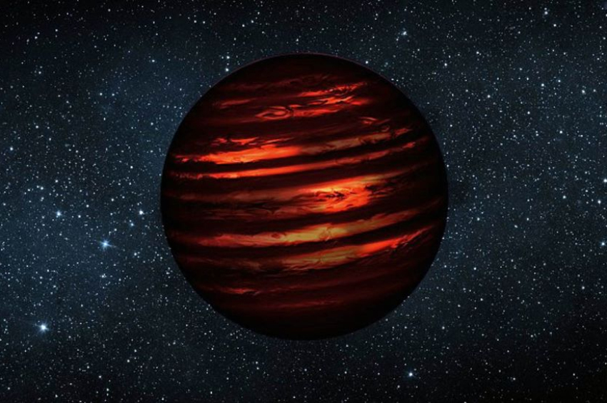 A planet-sized object travels through interstellar space 20 light-years from Earth